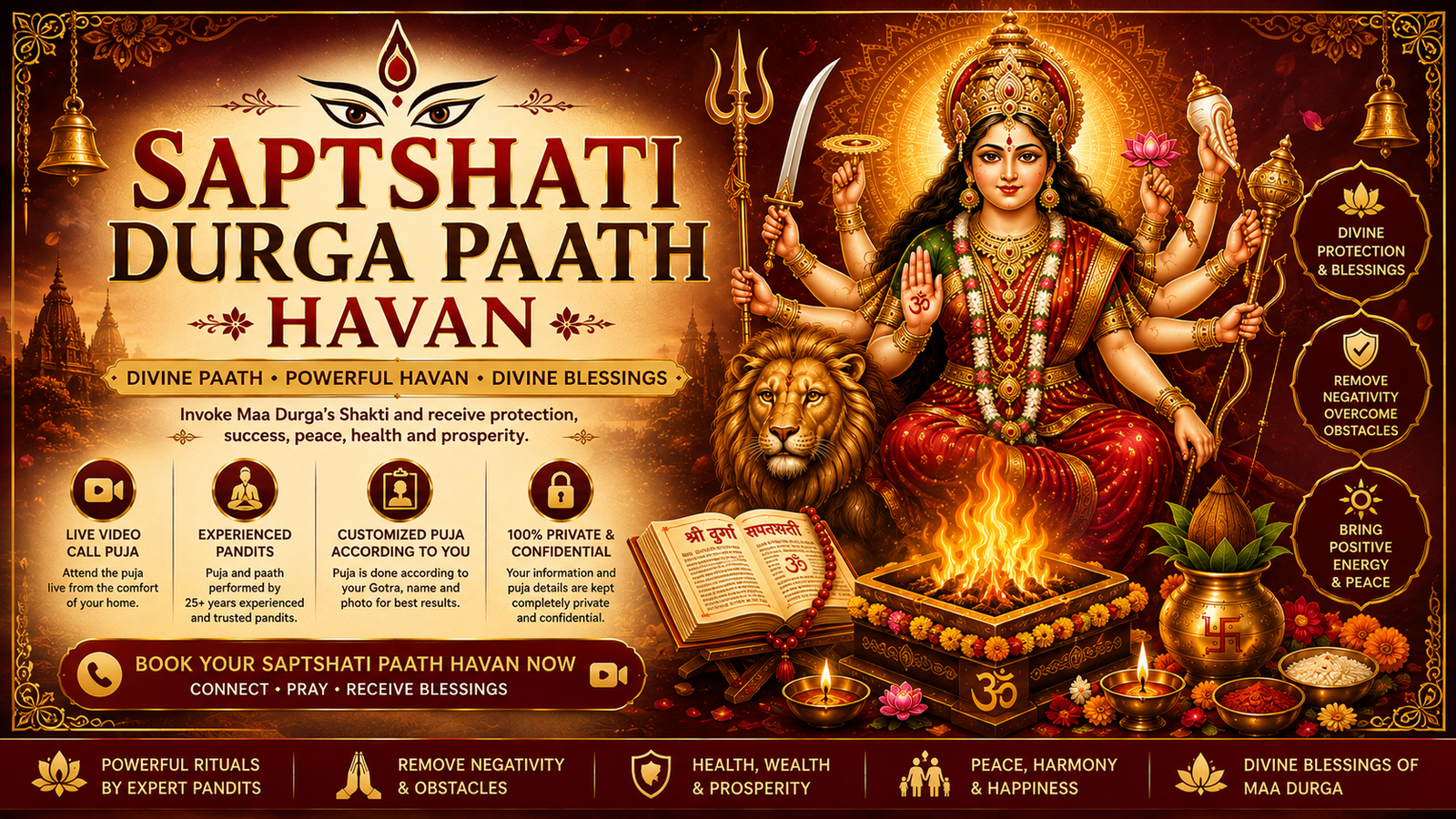 Saptshati Durga Paath Havan